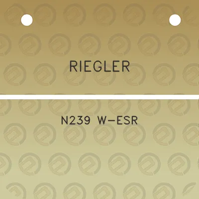 riegler-n239-w-esr