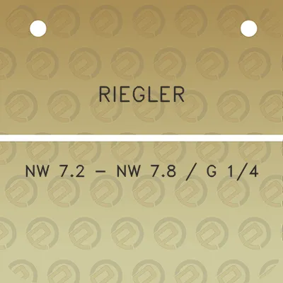 riegler-nw-72-nw-78-g-14