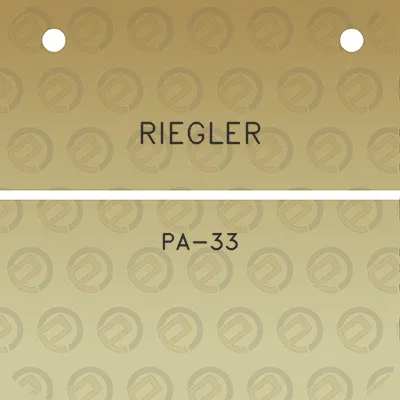 riegler-pa-33