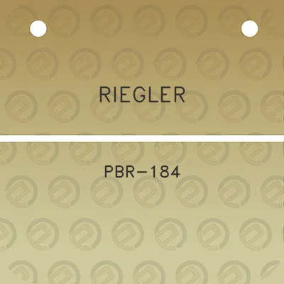 riegler-pbr-184