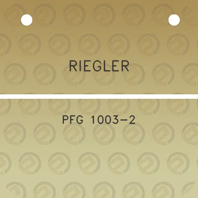 riegler-pfg-1003-2