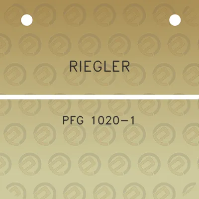 riegler-pfg-1020-1