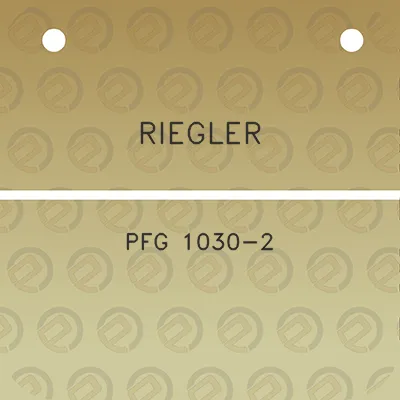 riegler-pfg-1030-2