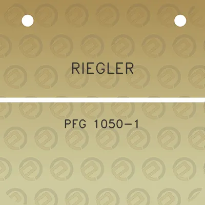 riegler-pfg-1050-1