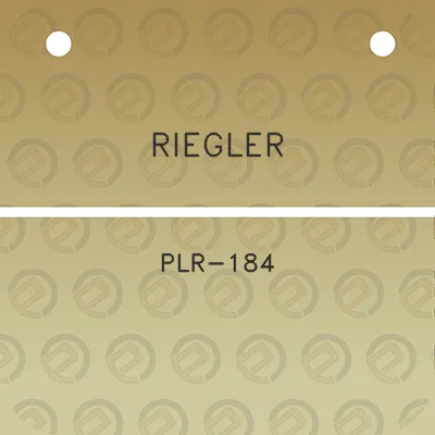 riegler-plr-184