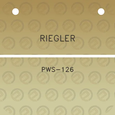 riegler-pws-126