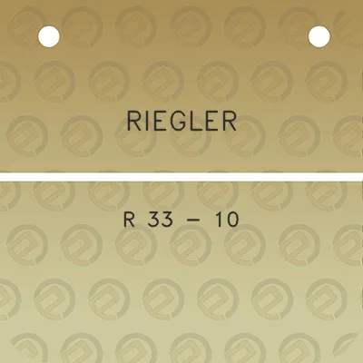 riegler-r-33-10