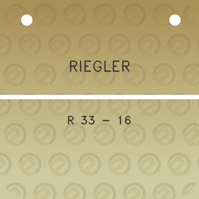 riegler-r-33-16