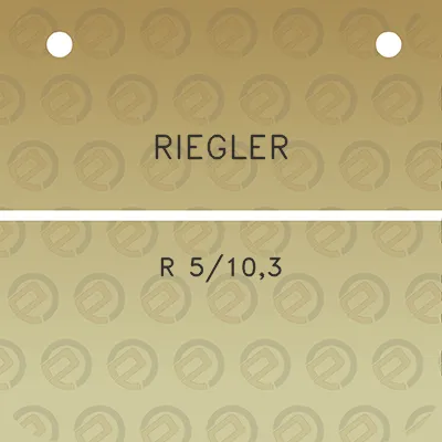 riegler-r-5103