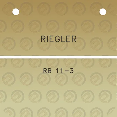 riegler-rb-11-3