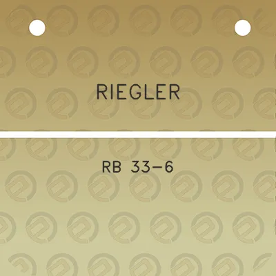 riegler-rb-33-6