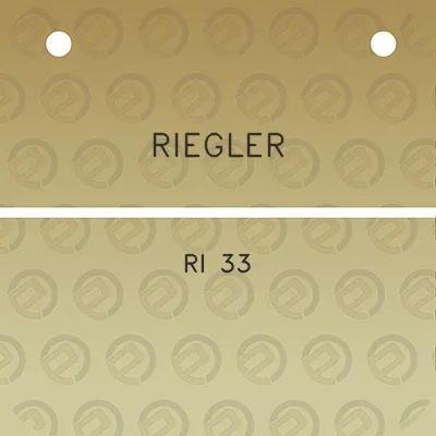 riegler-ri-33