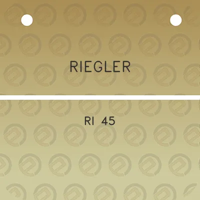 riegler-ri-45