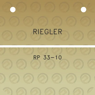 riegler-rp-33-10