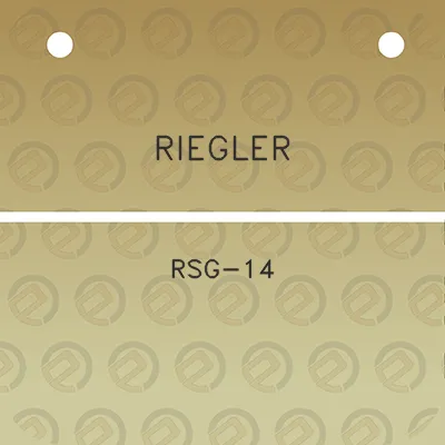 riegler-rsg-14