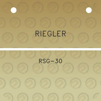 riegler-rsg-30