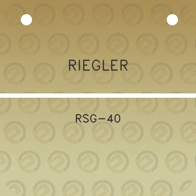 riegler-rsg-40