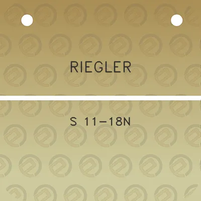 riegler-s-11-18n