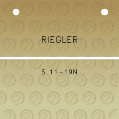 riegler-s-11-19n