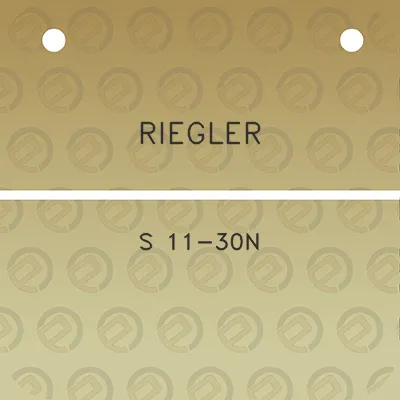 riegler-s-11-30n