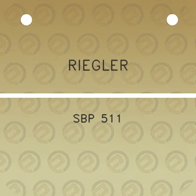 riegler-sbp-511