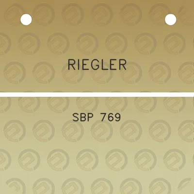 riegler-sbp-769