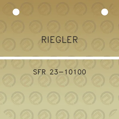 riegler-sfr-23-10100