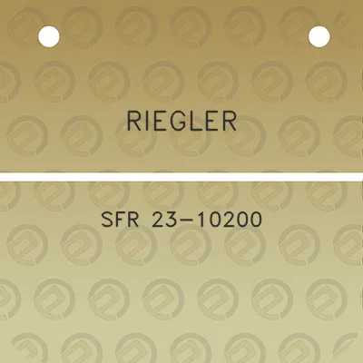 riegler-sfr-23-10200