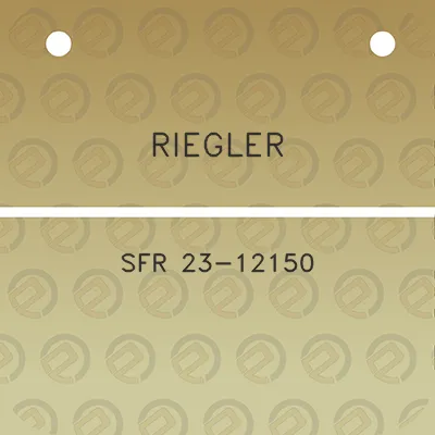 riegler-sfr-23-12150