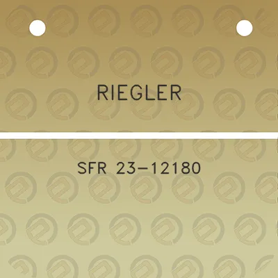 riegler-sfr-23-12180