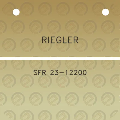 riegler-sfr-23-12200