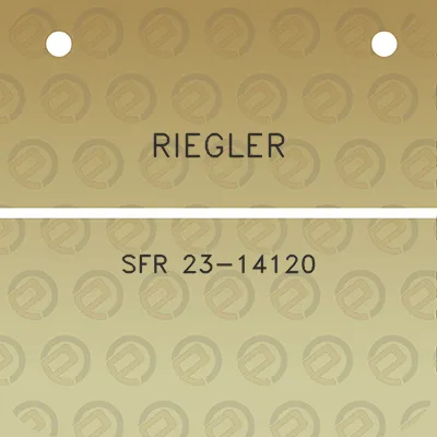 riegler-sfr-23-14120