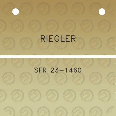 riegler-sfr-23-1460