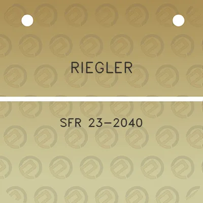 riegler-sfr-23-2040