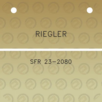 riegler-sfr-23-2080