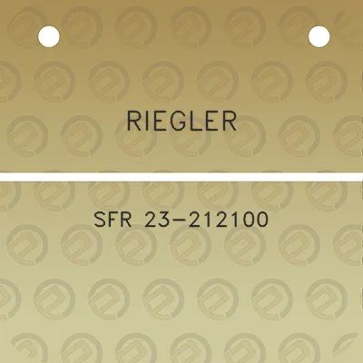 riegler-sfr-23-212100