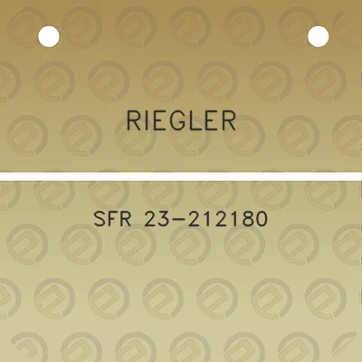 riegler-sfr-23-212180