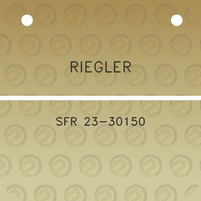 riegler-sfr-23-30150