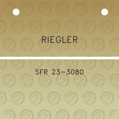 riegler-sfr-23-3080