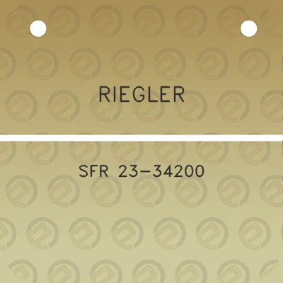 riegler-sfr-23-34200