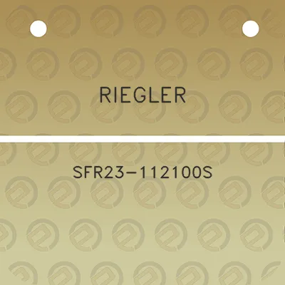 riegler-sfr23-112100s