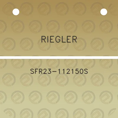 riegler-sfr23-112150s