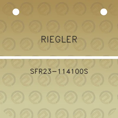 riegler-sfr23-114100s