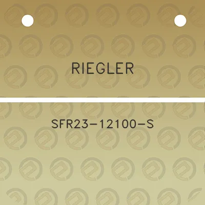 riegler-sfr23-12100-s