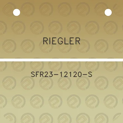 riegler-sfr23-12120-s