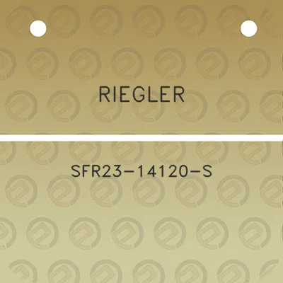 riegler-sfr23-14120-s