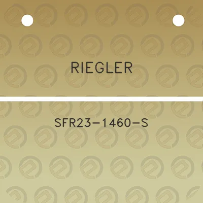 riegler-sfr23-1460-s