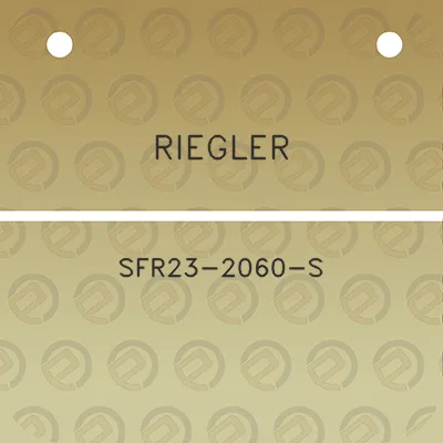 riegler-sfr23-2060-s