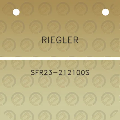 riegler-sfr23-212100s