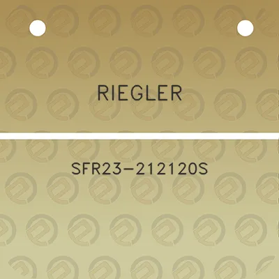 riegler-sfr23-212120s